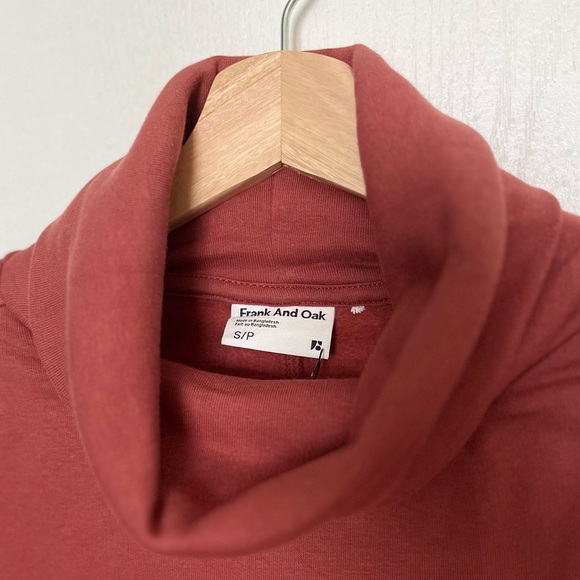 Frank and Oak Fleece Mockneck Sweater - Picture 4 of 6
